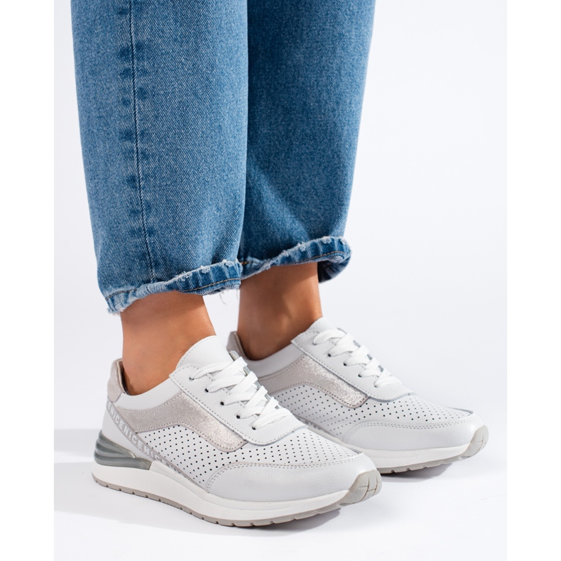 Graue Sportschuhe für Damen von Shelovet 1