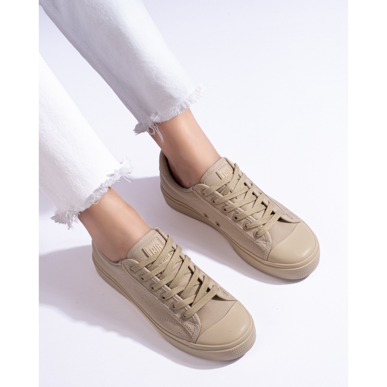 Beige Damenturnschuhe Big Star LL274094 1