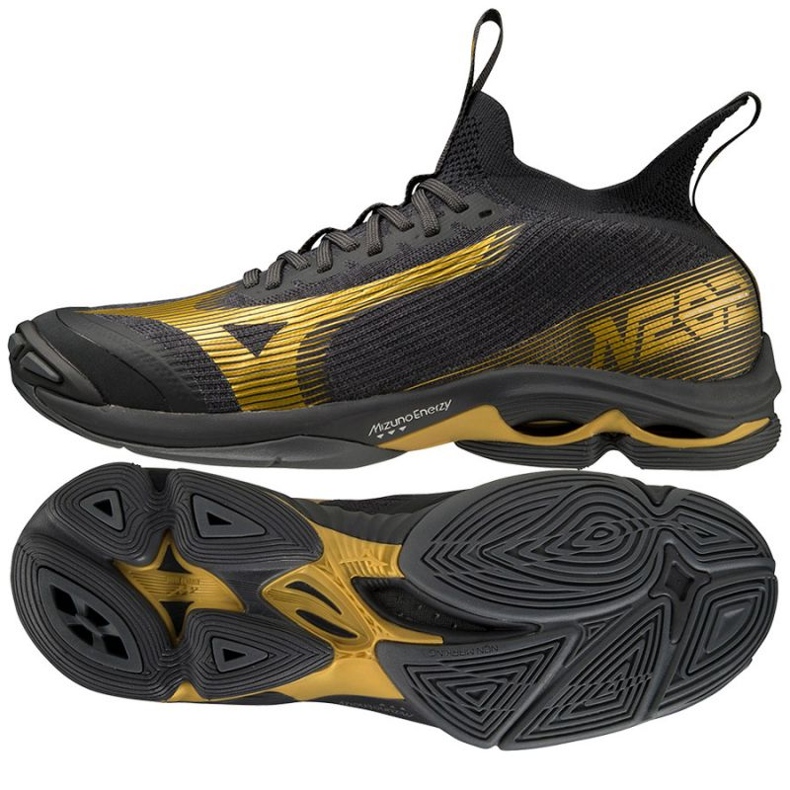 Mizuno Wave Lighting Neo2 M V1GA220241 Volleyballschuhe schwarz schwarz 1