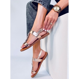 BM Cheek Champagne Metallic-Sandalen für Damen rosa 2