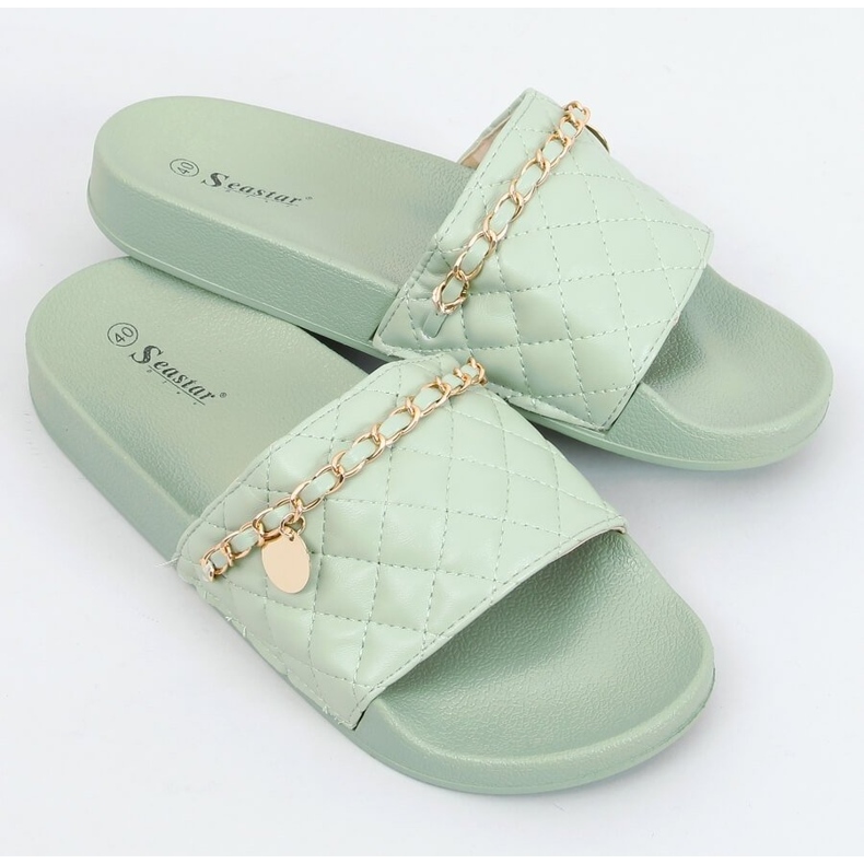 Travis Green Flip-Flops grün 1