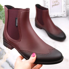 Wasserdichter Damen-Slipper T.Sokolski KAL23-01 rot 1