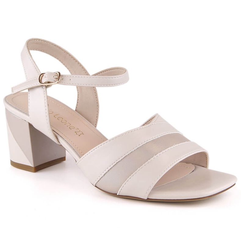 Elegante Sandalen auf der Post Sergio Leone SK897 Beige 1