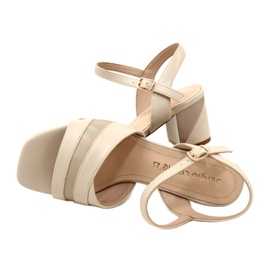 Elegante Sandalen auf der Post Sergio Leone SK897 Beige 7