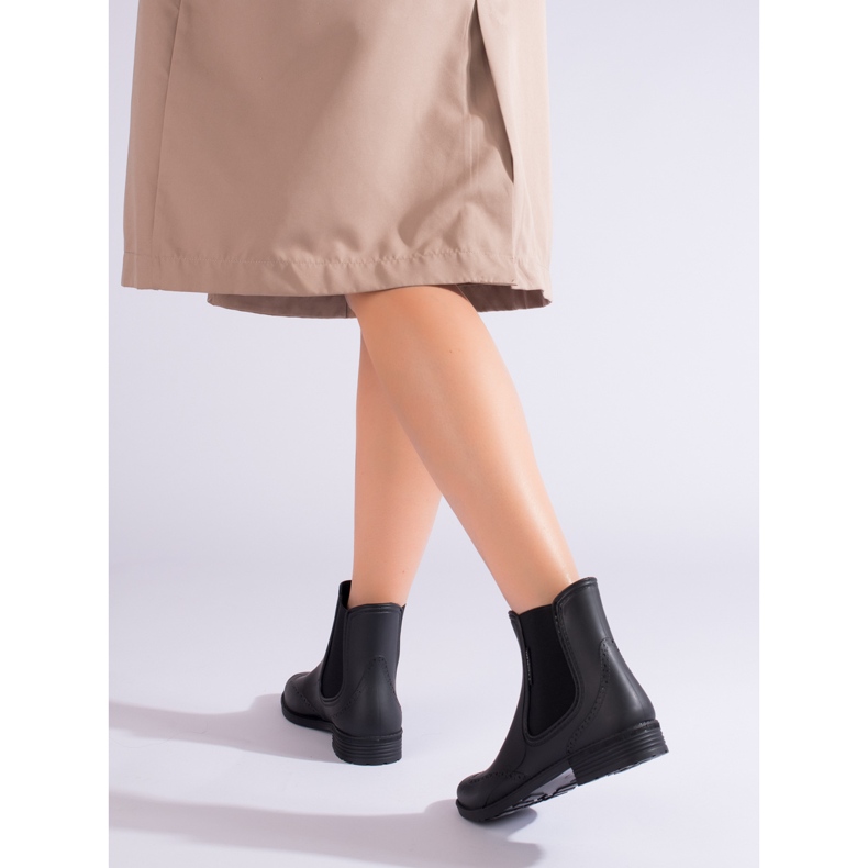 T.Sokolski Schwarze Galoschen von T. Sokolski für Damen 1