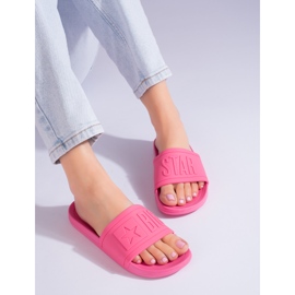 Rosa Damenhausschuhe Big Star HH274A039FU 1