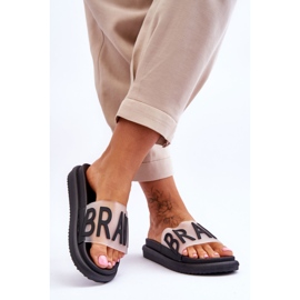 Vinceza Plateau-Slipper für Damen Schwarz Brave 2