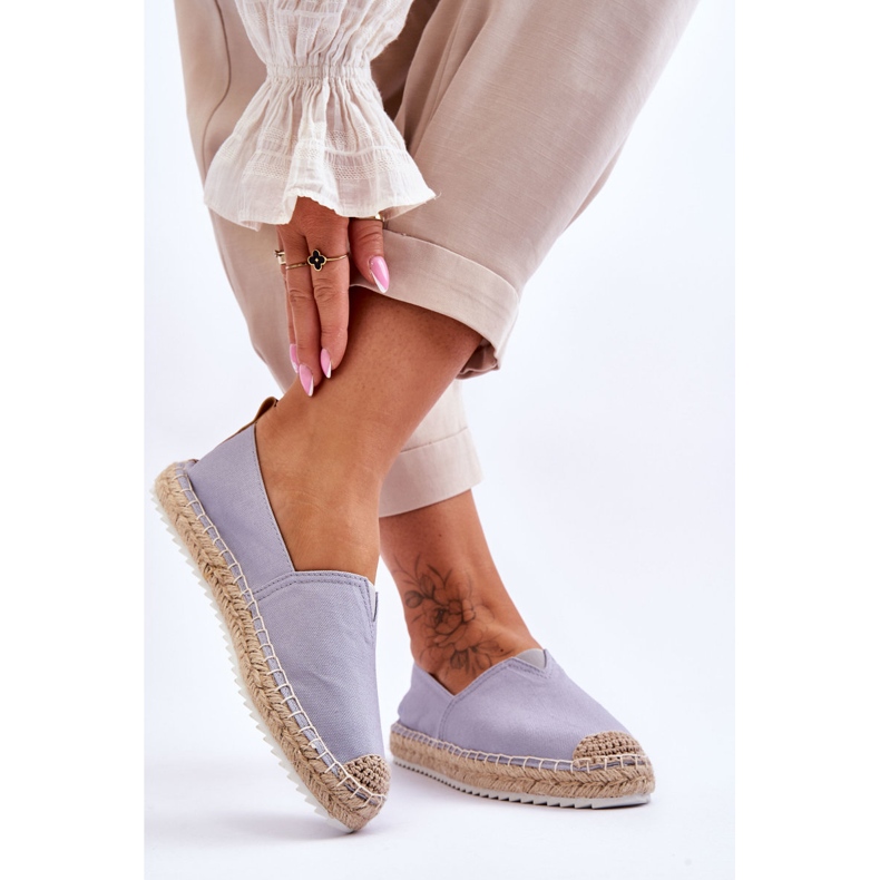 Big Star Espadrilles mit geflochtener Sohle HH274497 Hellblau 2