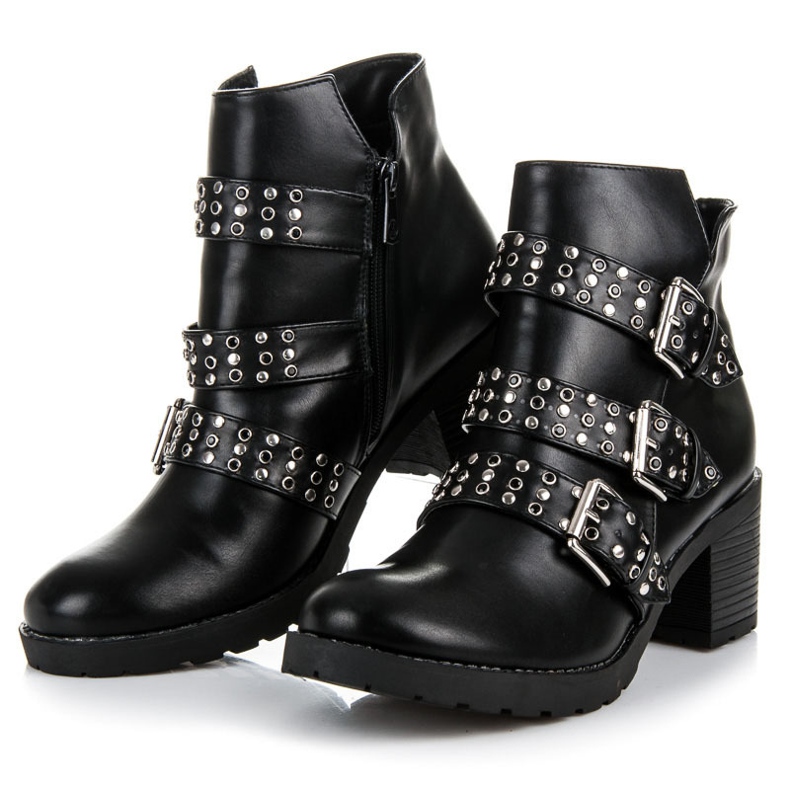 Kylie Rockstiefel für Damen schwarz 2