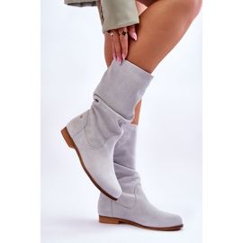 Damen Wildlederstiefel Maciejka 05057-11 Helle Minze grün 2