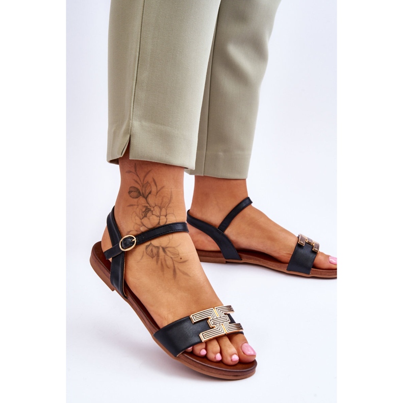 Damensandalen S.Barski KV-5541-37 Schwarz 2