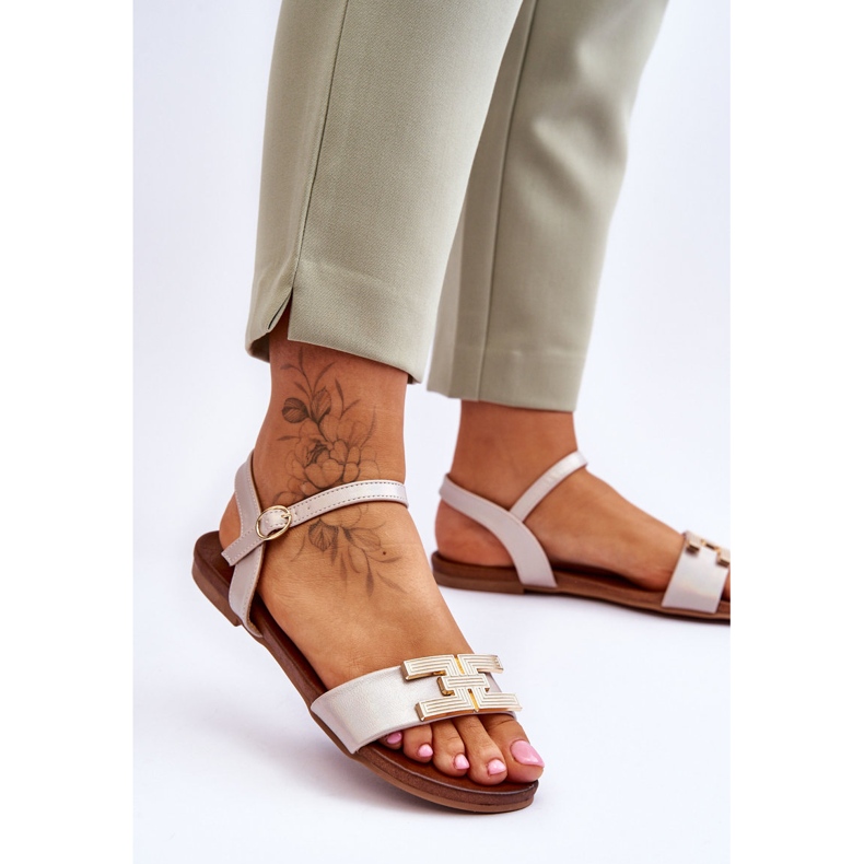 Damensandalen S.Barski KV-5541-37 Beige 2