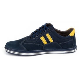 ABIS Herrenschuhe 1801N marineblau navy blau 1