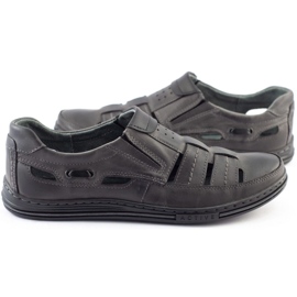 Polbut Herren durchbrochene Schuhe 06 für Sommergrau 2