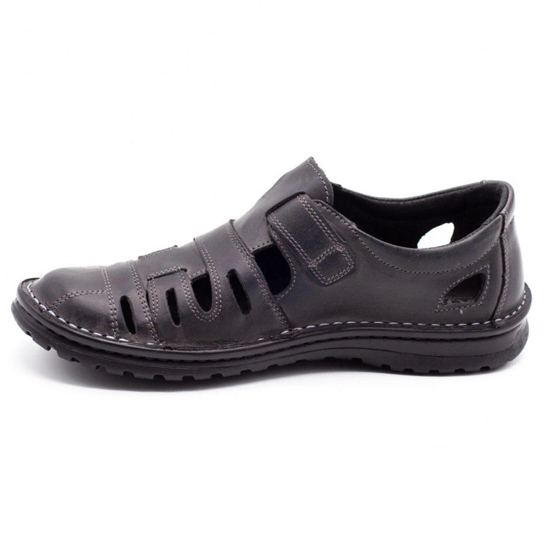 Joker Durchbrochene 501 graue Herrenschuhe 1