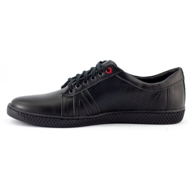 KOMODO Schwarze Freizeitschuhe für Herren 910 1