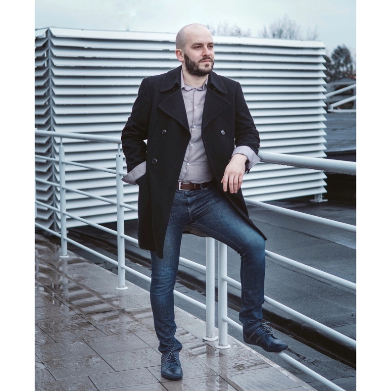 Polbut Herren Freizeitschuhe R3 Perforation Navy Blue blau 2