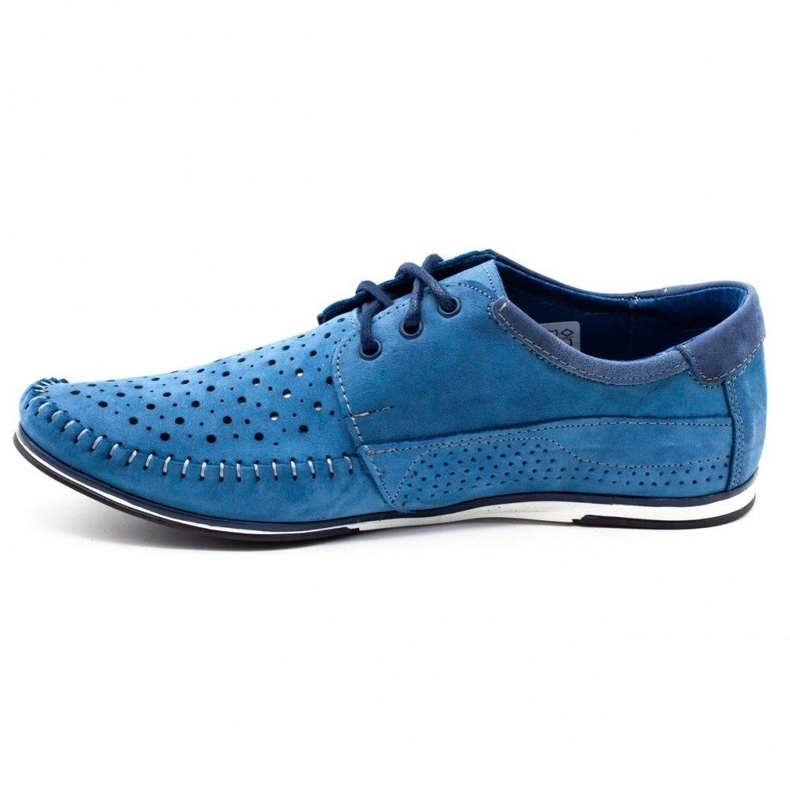 KOMODO Herrenschuhe Mokassins 875 Sommer blau 1