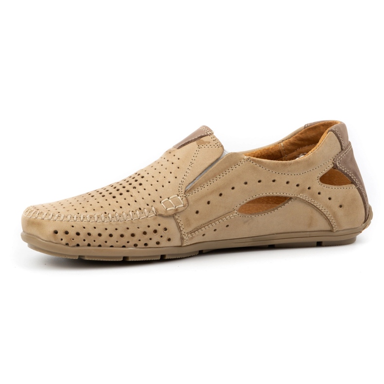 Mario Pala Herrenschuhe Mokassins 901 Sommer beige 1