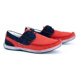 KOMODO Herrenschuhe Mokassins 902 rot 2