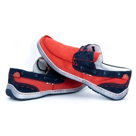 KOMODO Herrenschuhe Mokassins 902 rot 5