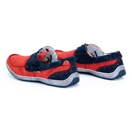 KOMODO Herrenschuhe Mokassins 902 rot 6