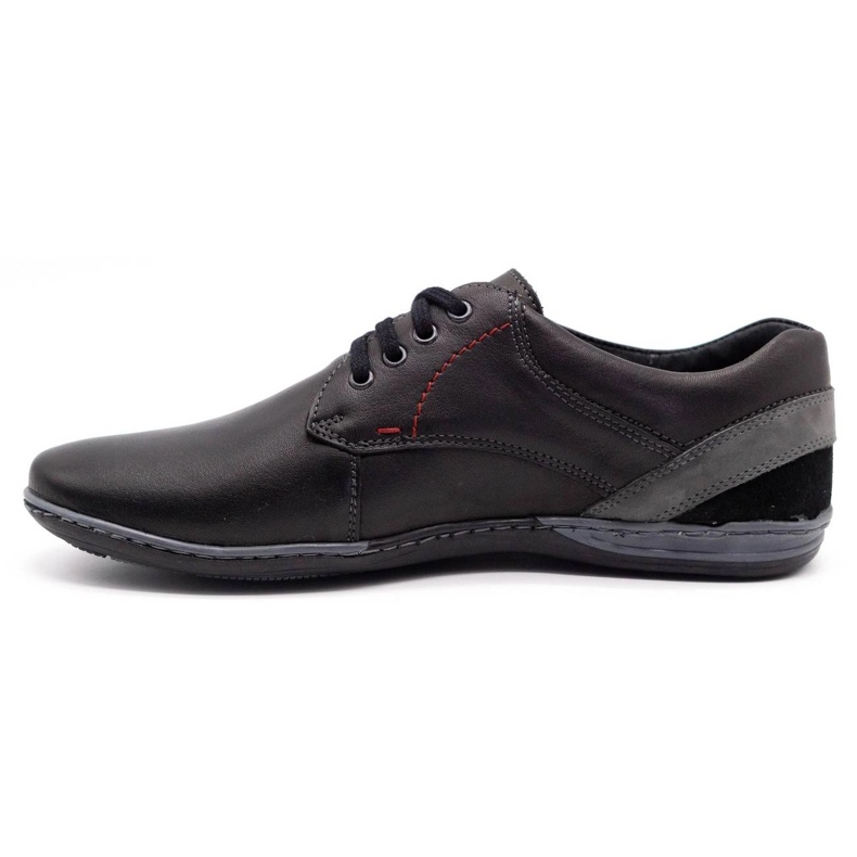 Olivier Herren Lederschuhe 623 schwarz 1
