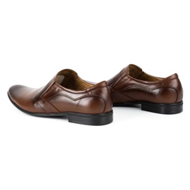 Lukas Herren formelle Slipper 284 braun 6