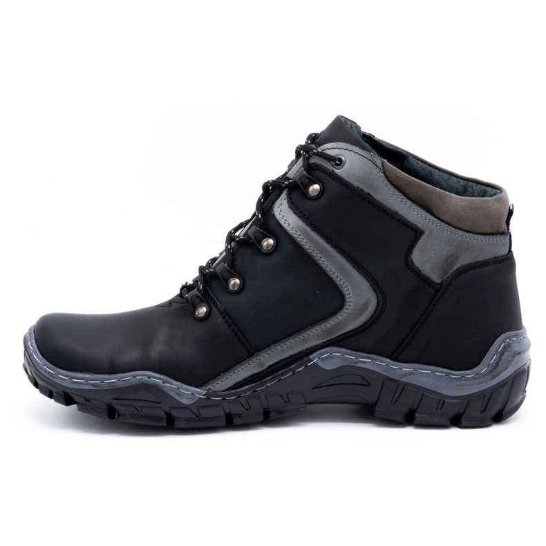 Olivier Herren Winterschuhe 129 Schwarz 1