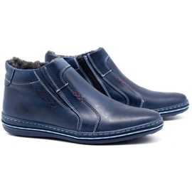 Polbut Herren Winterschuhe 381 marineblau 2
