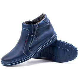 Polbut Herren Winterschuhe 381 marineblau 3