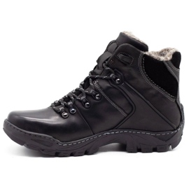 KENT Herren Winterschuhe Schneestiefel 119, Trekking schwarz 1