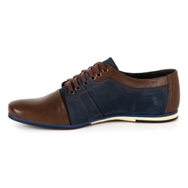 Elegante Herrenschuhe für Jeans 730 braun 1