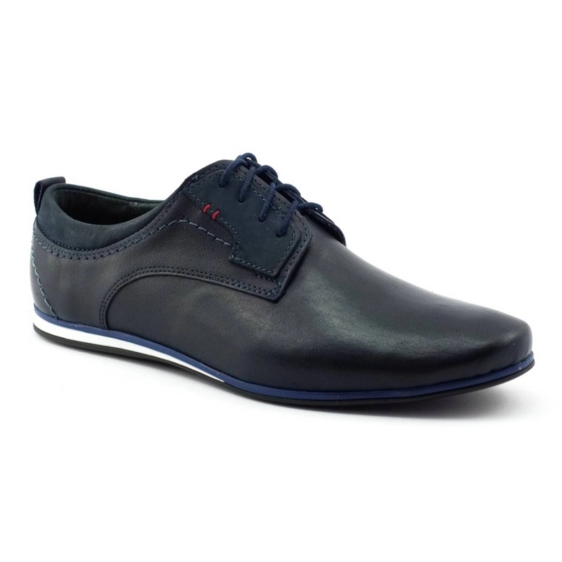 Elegante Herrenschuhe für Jeans 731 marineblau 1