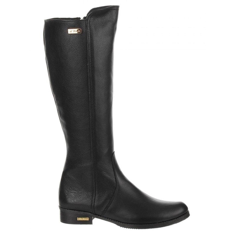 Olivier Schwarze Stiefel Ana, schwarze Maserung 1