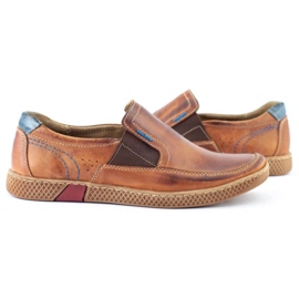 KOMODO Herren Loafer 912 rot mehrfarbig 5