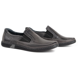 KOMODO Graue Herren-Loafer 912 3