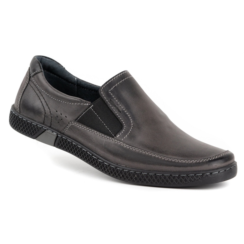 KOMODO Graue Herren-Loafer 912 1