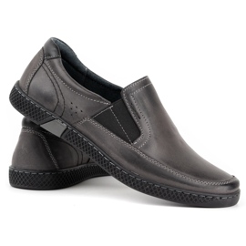 KOMODO Graue Herren-Loafer 912 6