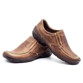 Joker Herren Leder Loafer 213 braun 6