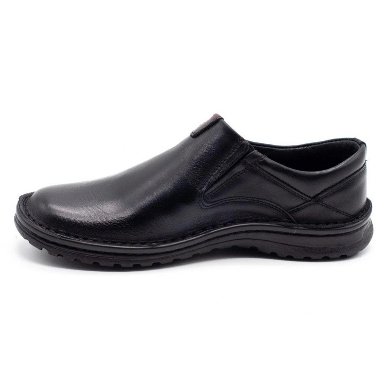 Joker Schwarze Herren-Lederloafer 382 1