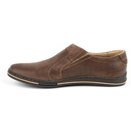 Polbut Herren Lederschuhe 334 braun 1