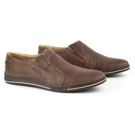 Polbut Herren Lederschuhe 334 braun 2