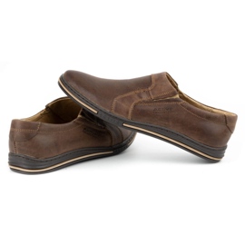 Polbut Herren Lederschuhe 334 braun 5