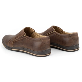Polbut Herren Lederschuhe 334 braun 6