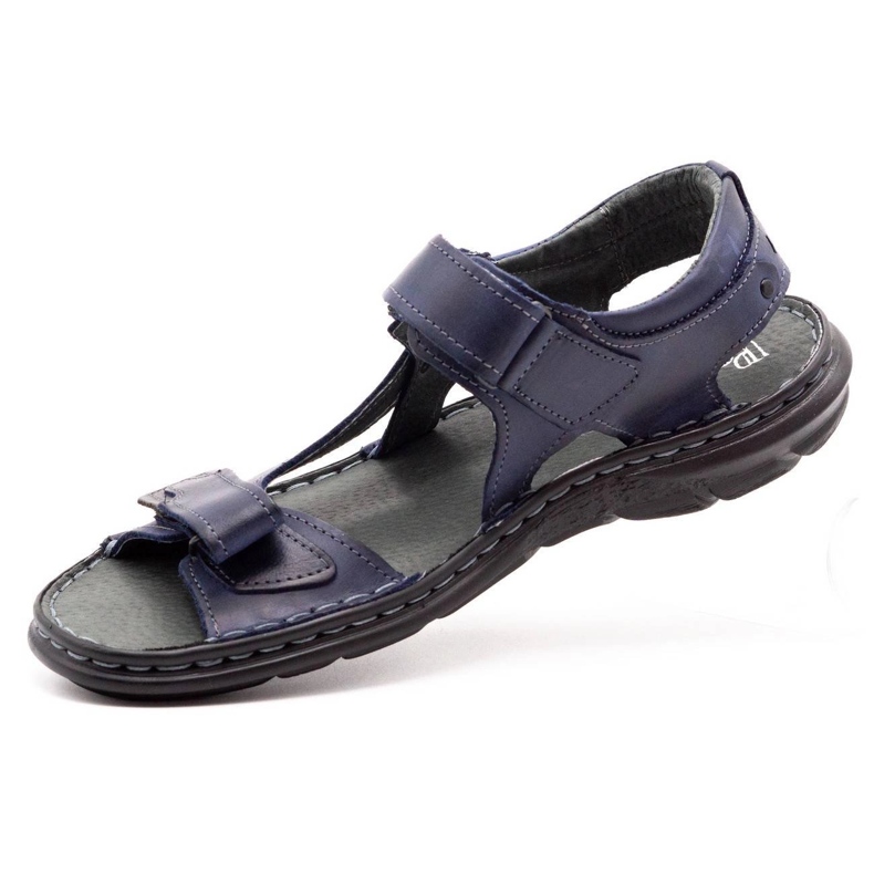 Polbut 277 dunkelblaue Sandalen navy blau 2