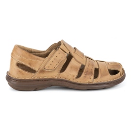 Mario Pala Herren Sandalen 467 Beige 1