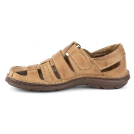 Mario Pala Herren Sandalen 467 Beige 2