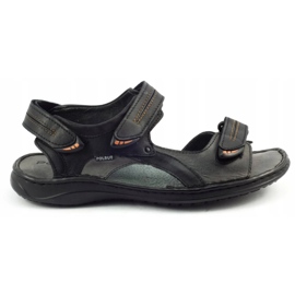 Polbut Schwarze SA04 Sandalen 1
