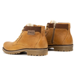 Polbut Herren Schneestiefel J35 rot orange 6
